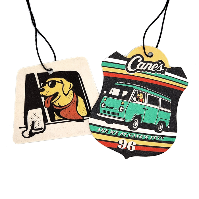 Cane's Road Trip Car Air Fresheners (Set of 2)