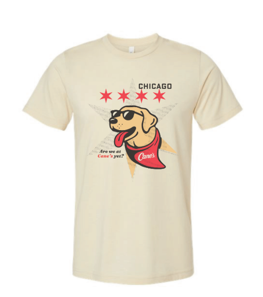 Cane's Road Trip Chicago Tee