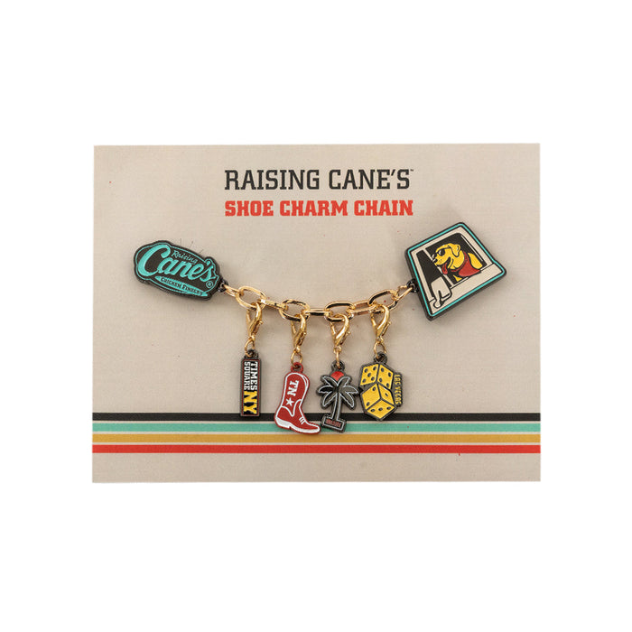 Cane's Road Trip Shoe Charm Chain