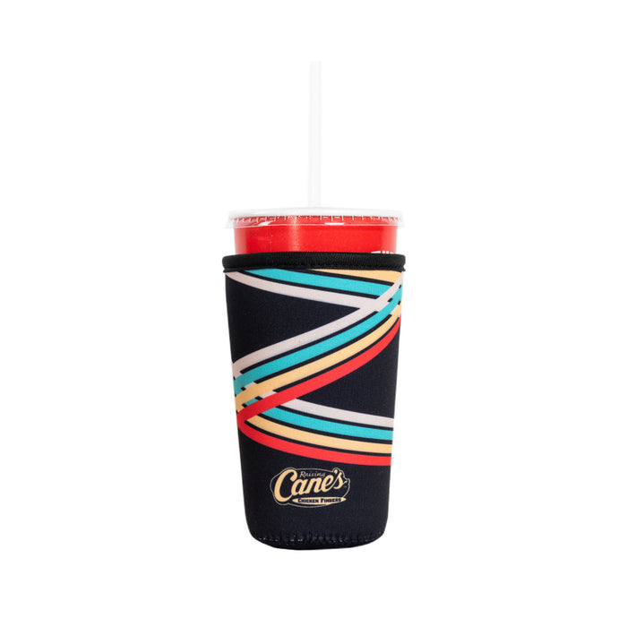 Cane's Road Trip Stripes Cup Coolie