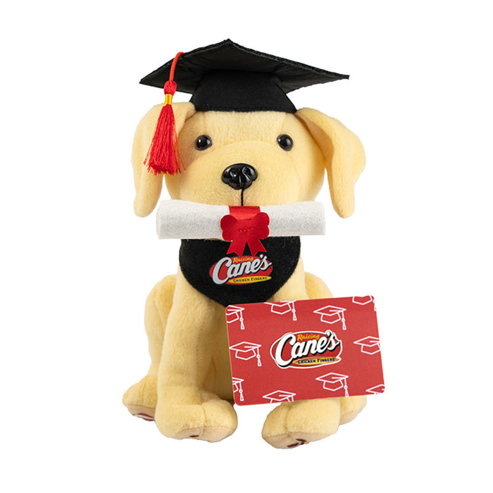 Graduation Plush Puppy + $25 Gift Card Bundle
