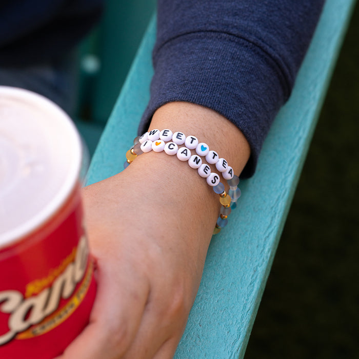 Sweet Tea and I Heart Cane's bracelets