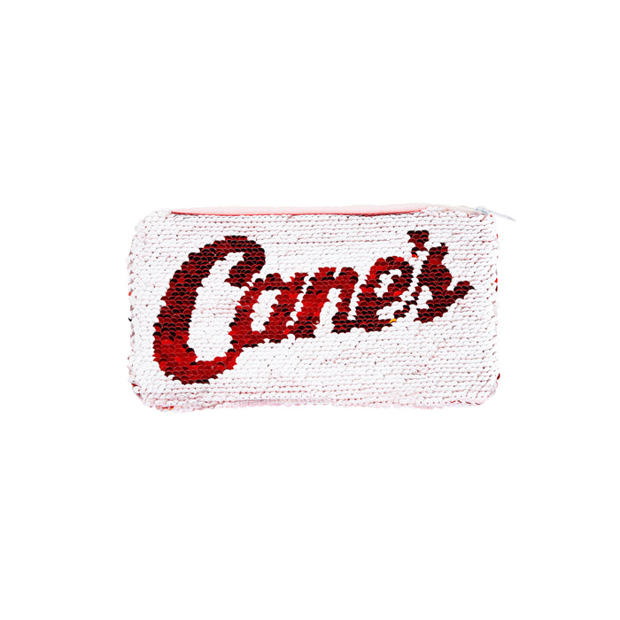 Cane's Sequin Pencil Pouch