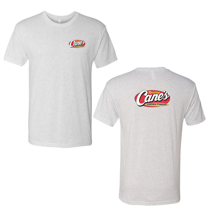 Vintage Perfect Short Sleeve Tee Front and Back in White