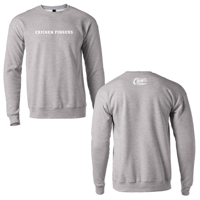 Chicken Fingers Fleece Crewneck Sweatshirt