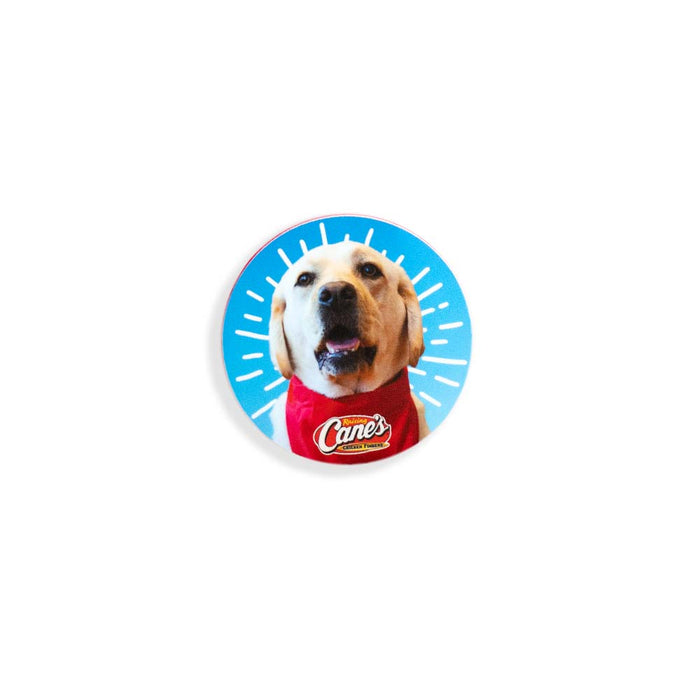 Cane the dog with red bandana sticker 