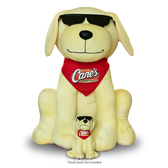 Oversized Cool Cane Plush Shown with Smaller Version