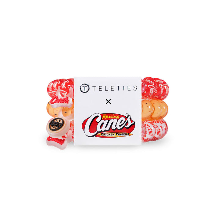 Raising Cane's TELETIES Set in Packaging