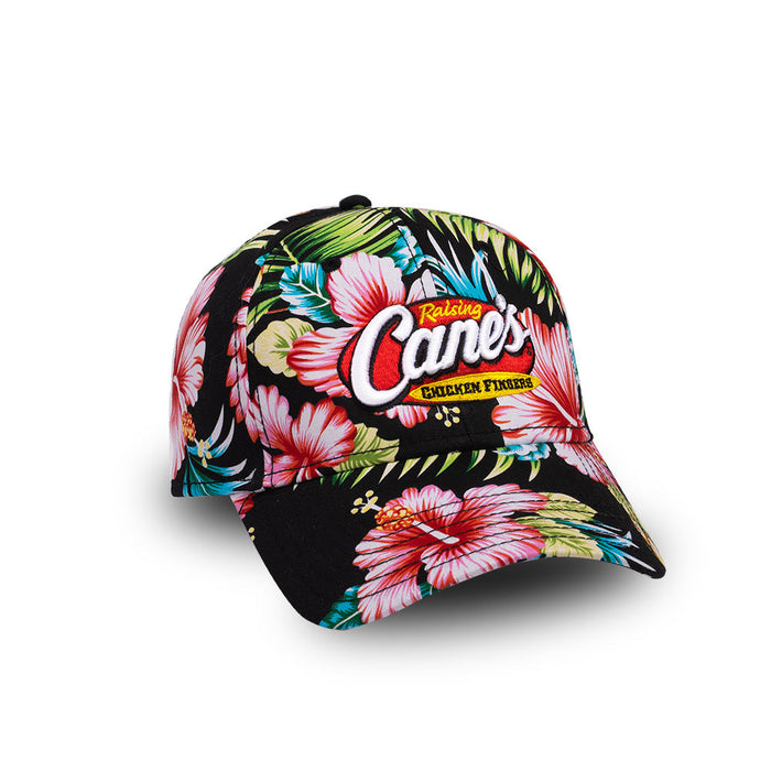 Raising Cane's Floral Cap Front