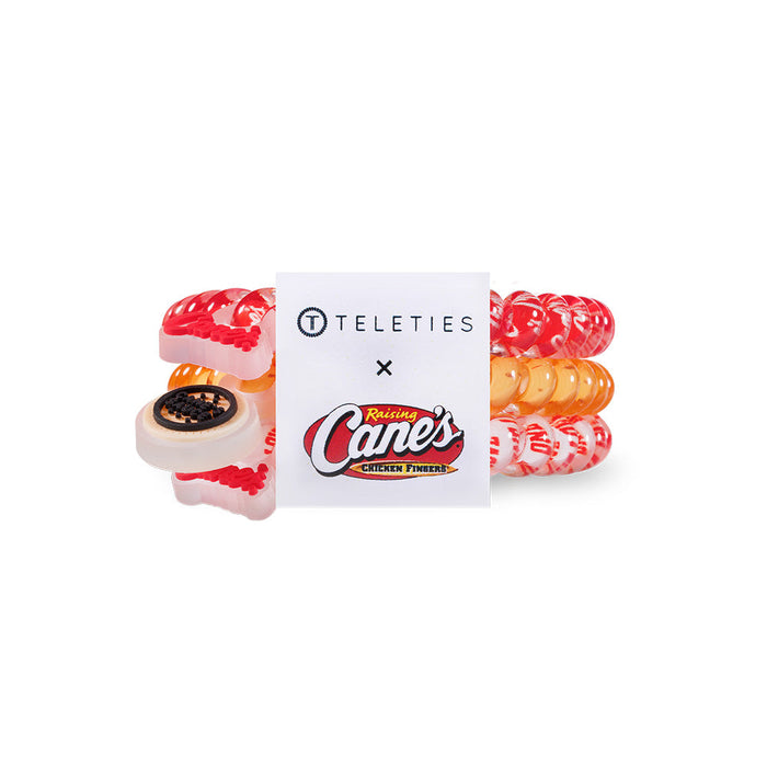 Raising Cane's TELETIES Set in Packaging