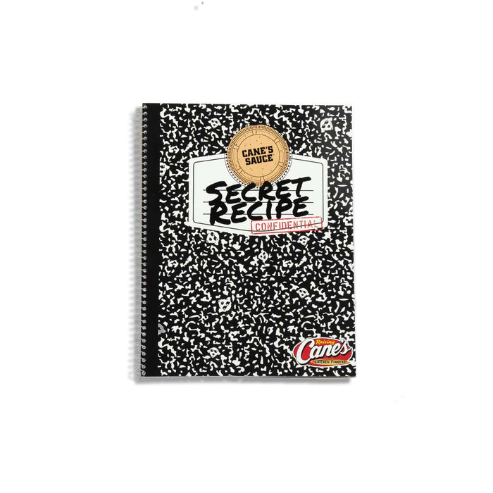Spiral Notebook Set of 4 Front Secret Recipe
