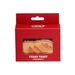 Texas toast ornament in red packaging on white background