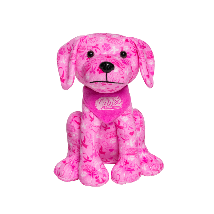 Breast Cancer Awareness Plush Puppy