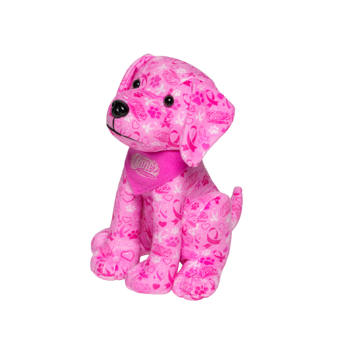Breast Cancer Awareness Plush Puppy