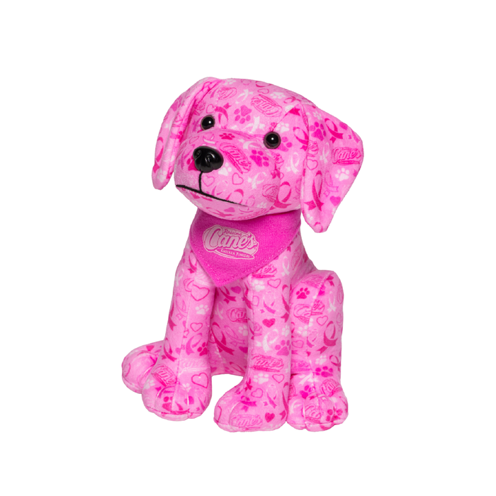 Breast Cancer Awareness Plush Puppy