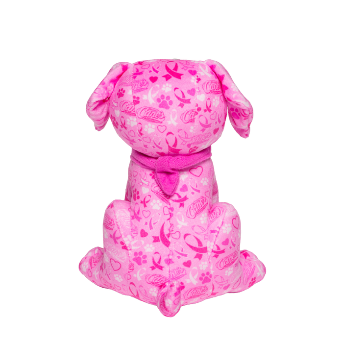 Breast Cancer Awareness Plush Puppy