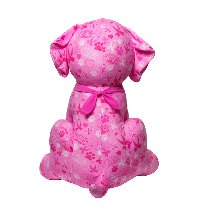 Oversized Breast Cancer Awareness Plush Puppy