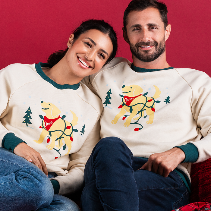 Dreaming of a Raising Cane's Holiday Crewneck