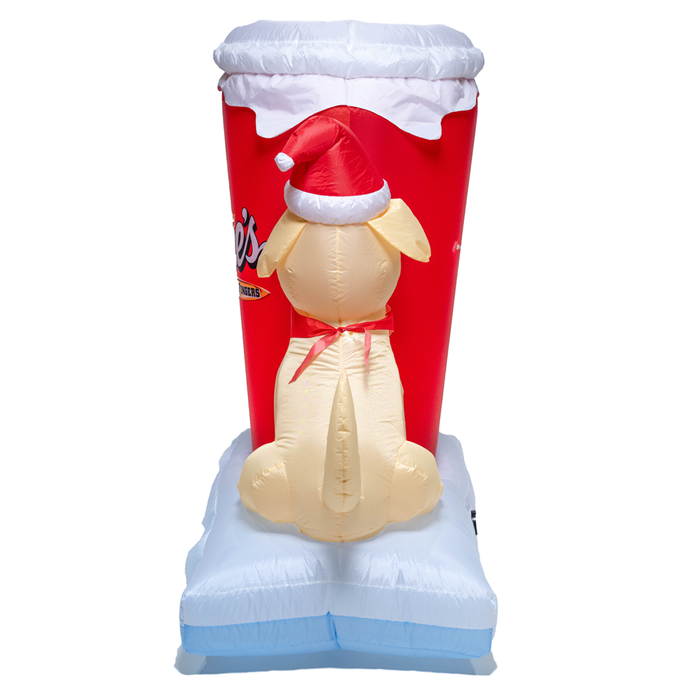 Back view of Cane Holiday Inflatable