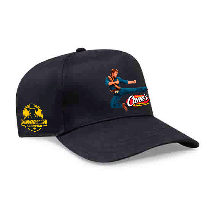 Chuck Norris x Raising Cane's Black Mid-Profile Hat - Expected to ship by OCT. 15