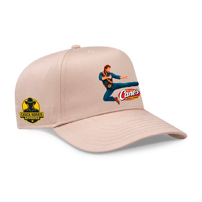 Chuck Norris x Raising Cane's Tan Mid-Profile Hat - Expected to ship by OCT. 15