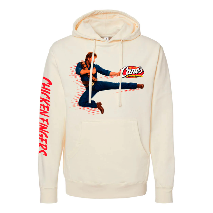 Chuck Norris x Raising Cane's Cream Hooded Sweatshirt - Expected to ship by OCT. 15