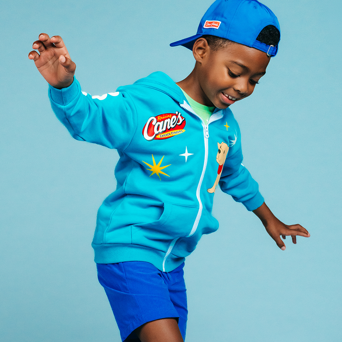 Raising Cane's Youth Zip Hooded Sweatshirt