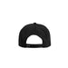 Back of Black Perforated Rope Hat