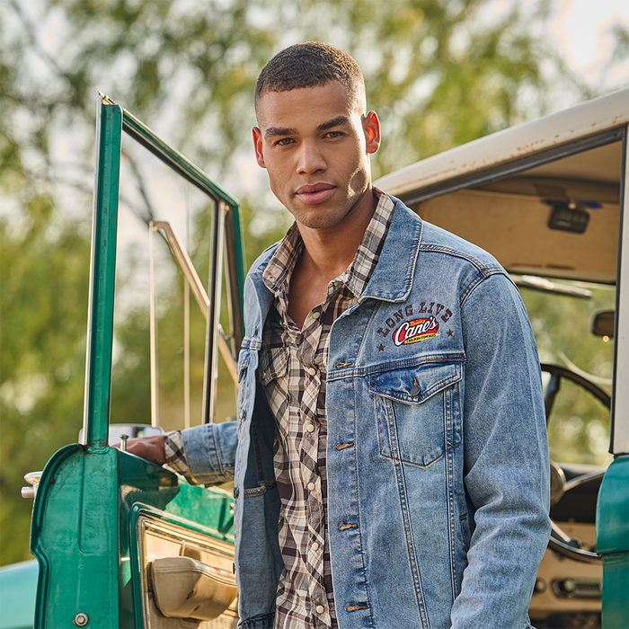 Bronco Rider Denim Jacket — Raising Cane's Bronco Rider Denim Jacket — Raising Cane's