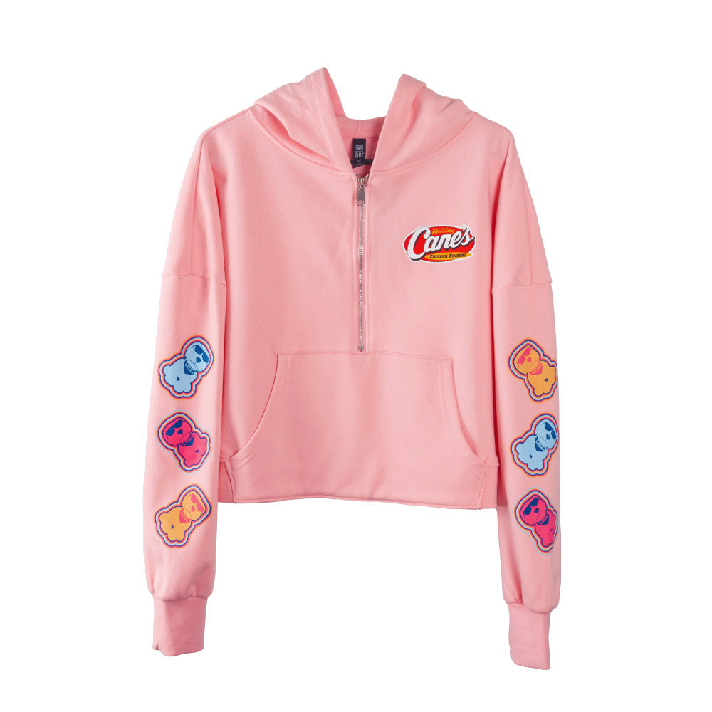 Cane Plush Cropped Hooded Sweatshirt — Raising Cane's