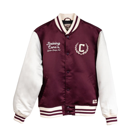 Front of Cane's Heritage Raglan Jacket
