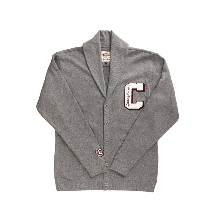 Cane’s Letterman Shawl Neck Cardigan