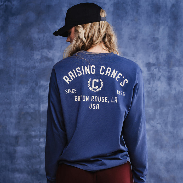 Cane's Crest Long Sleeve Tee