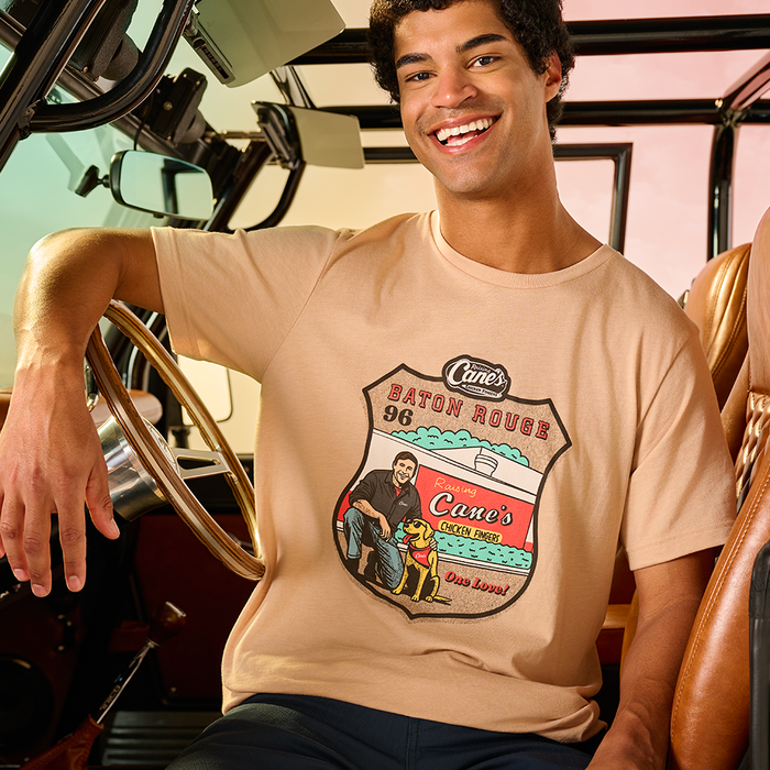 Cane's Road Trip Baton Rouge Tee