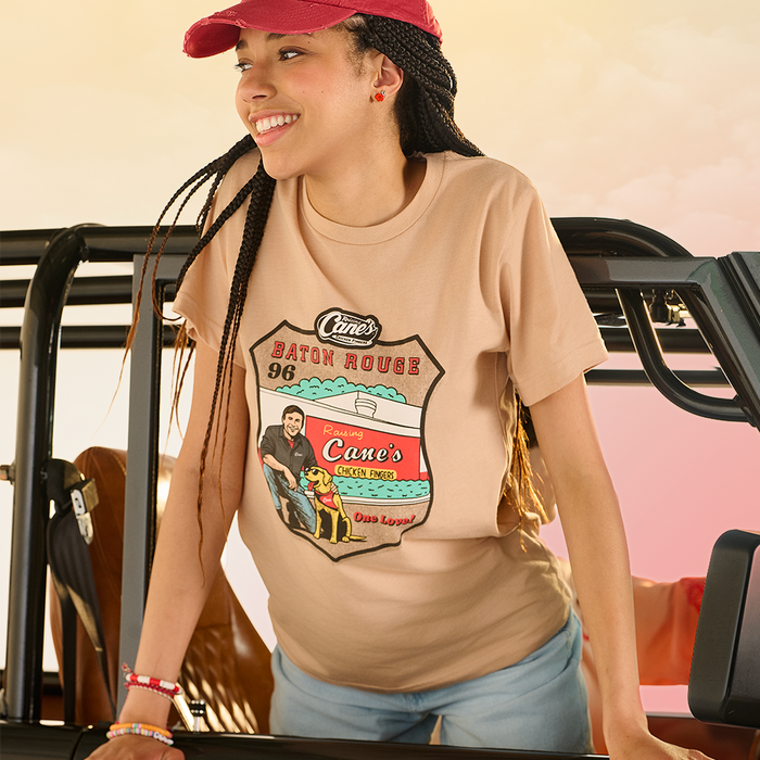 Cane's Road Trip Baton Rouge Tee