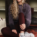 Cane's Crest Lightweight Crewneck on model