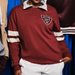 Cane’s Legacy Crewneck Sweater on model