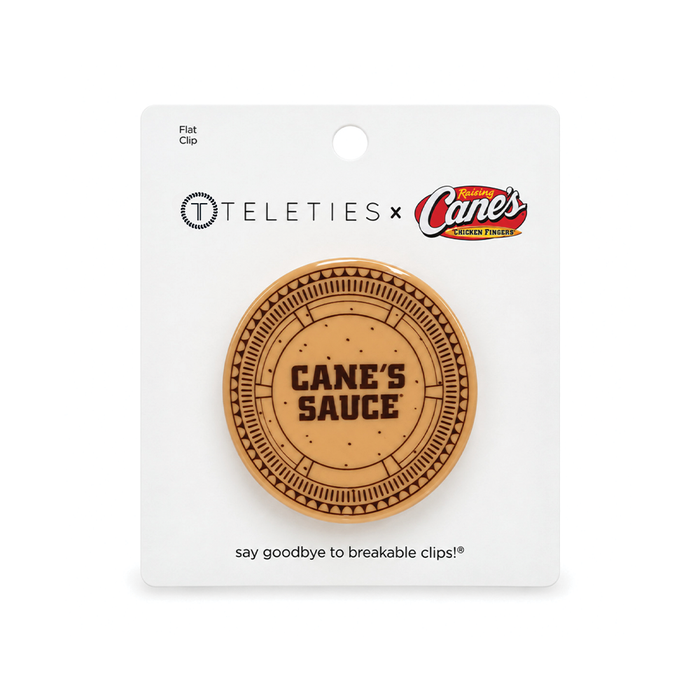 "Extra Cane’s Sauce, Please" Medium Flat Hair Clip