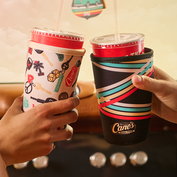 Cane's Road Trip Keychain Cup Coolie