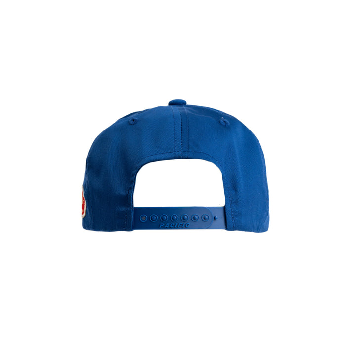 Back of Varsity Cane Dad Hat in color Royal