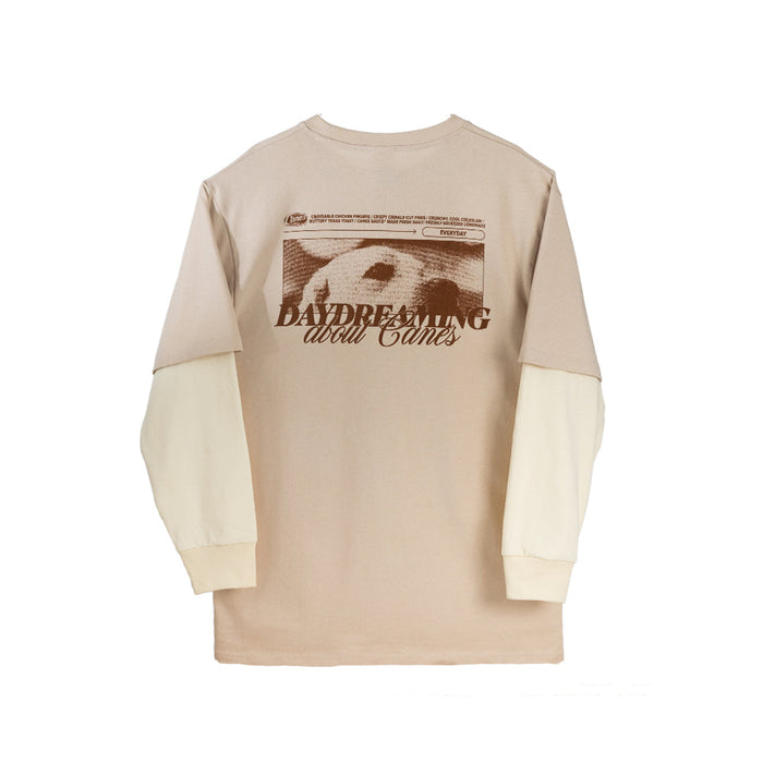 Day Dreaming About Cane's Layered Long Sleeve Tee