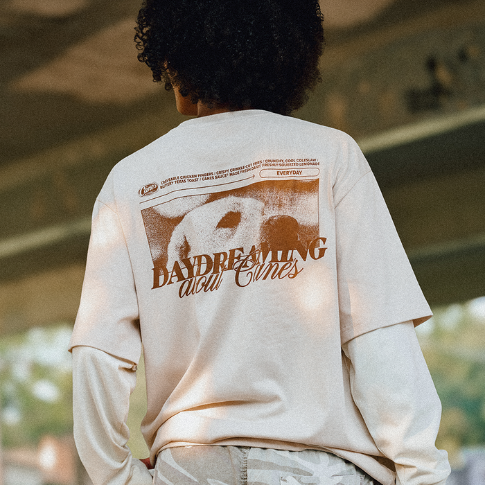 Day Dreaming About Cane's Layered Long Sleeve Tee