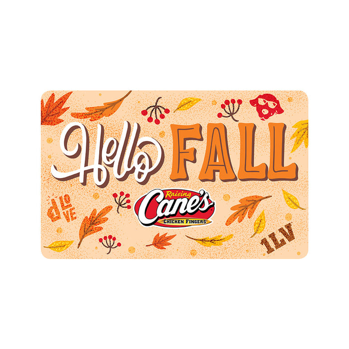 Hello Fall Gift Card