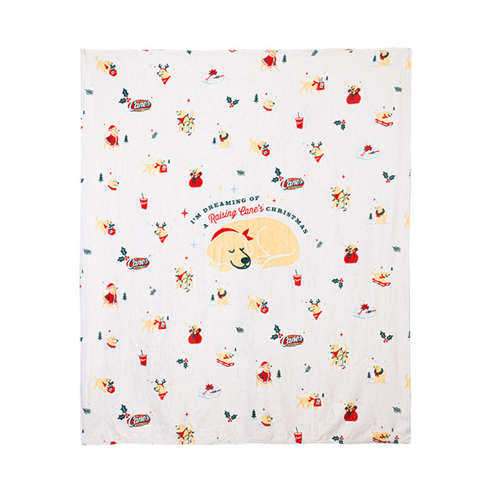 Dreaming of a Raising Cane's Holiday Blanket