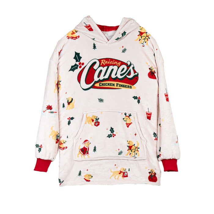 Dreaming of a Raising Cane's Holiday Wearable Blanket