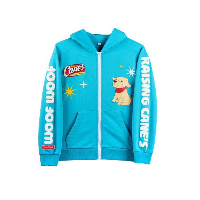 Raising Cane's Youth Zip Hooded Sweatshirt