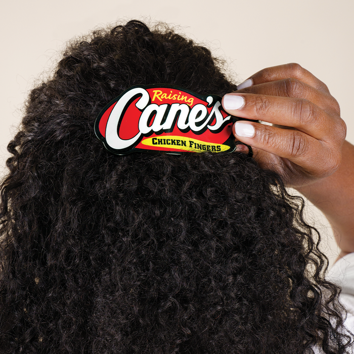 Raising Cane's Logo Medium Flat Hair Clip