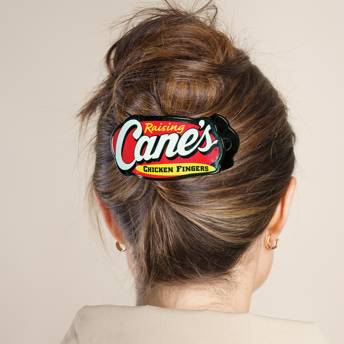 Raising Cane's Logo Medium Flat Hair Clip