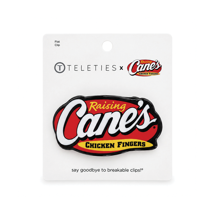 Raising Cane's Logo Medium Flat Hair Clip
