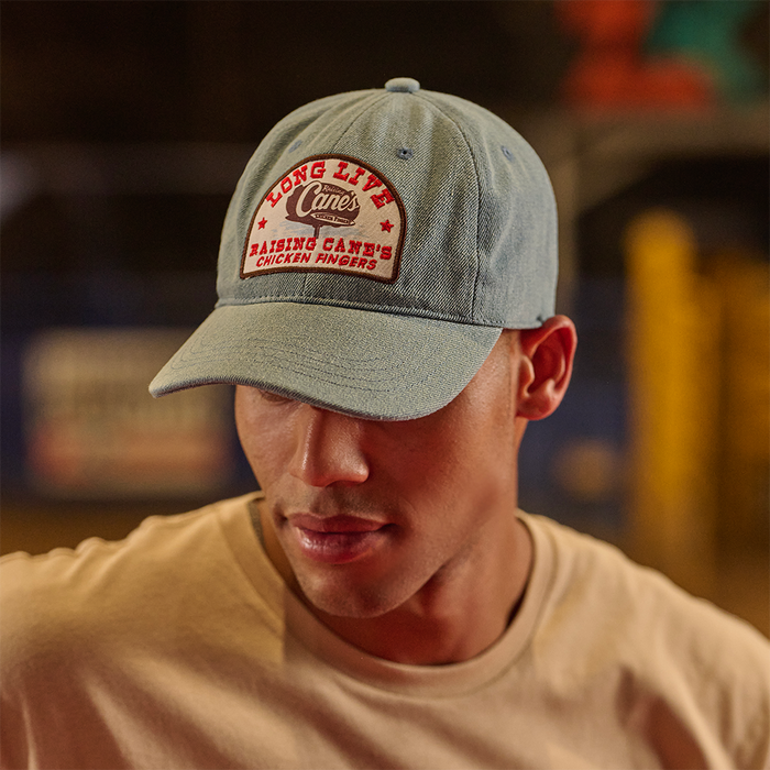 Long Live Raising Cane's Denim Hat